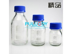 普洛帝 颗粒度清洁瓶 玻璃250ml广口蓝盖图2