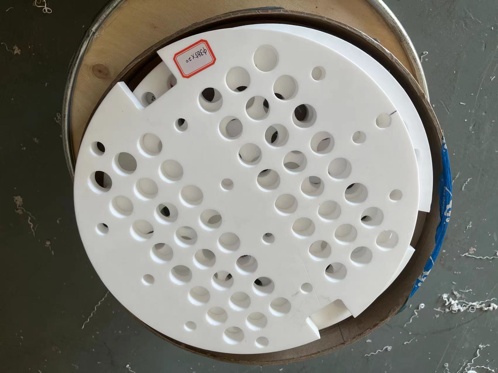 四氟耐磨非标件特氟龙孔板PTFE密封耐磨件塑料密封件图3