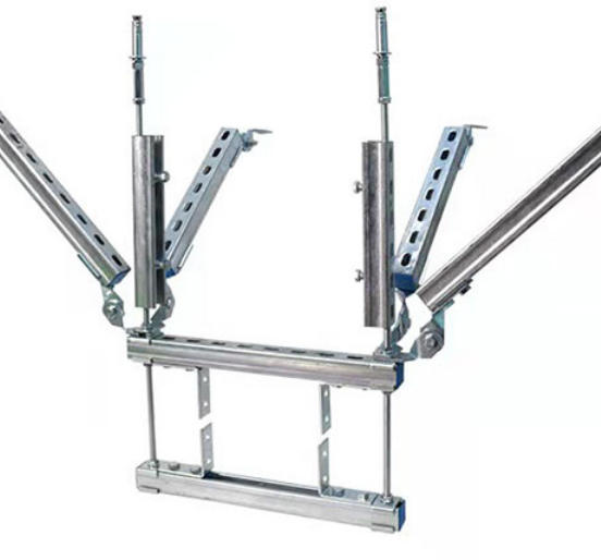 抗震支架侧向管道 风管暖通防晃防震 稳固结实图2