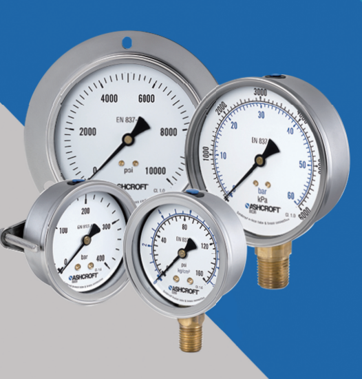 Ashcroft压力表|雅斯科液压型压力表|8008A系列图1